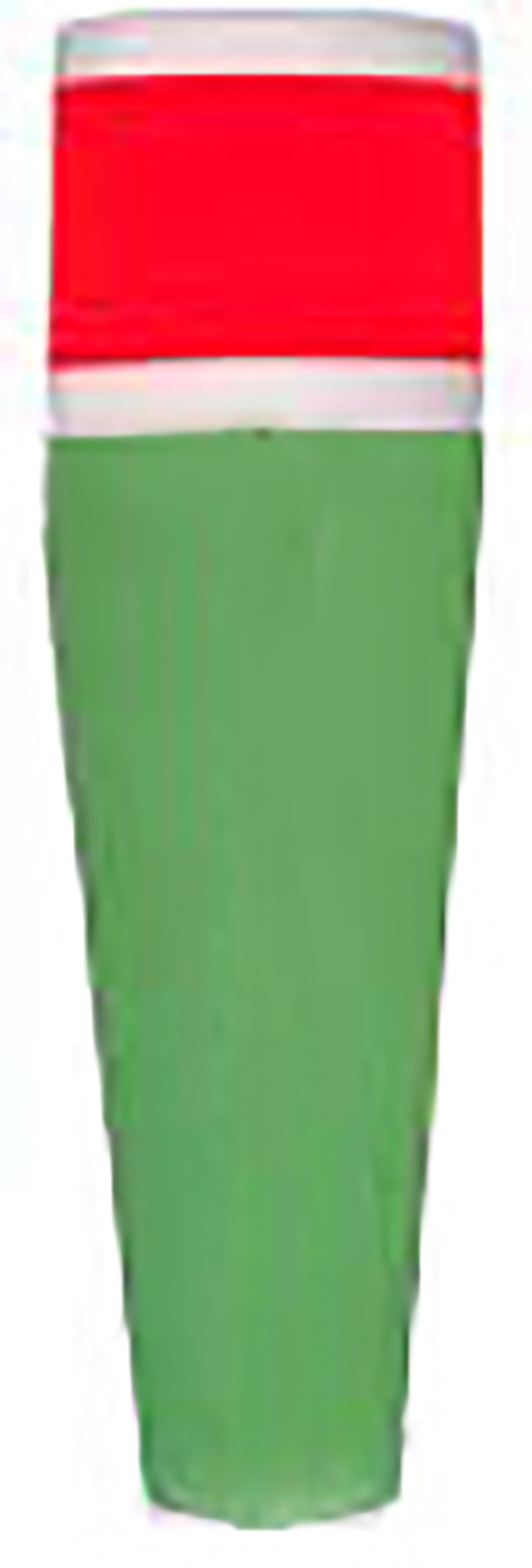 Comal Popping Float Split Wgtd Rattle 5In Red/Grn 12Bx