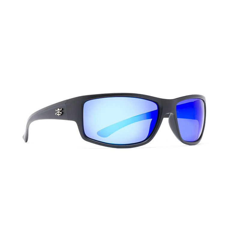 Calcutta Polorized Arena Sunglass Matte Black/Blue Mirror
