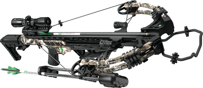 Center Point Amped 425 Crossbow Scope/Quiver/Arrows