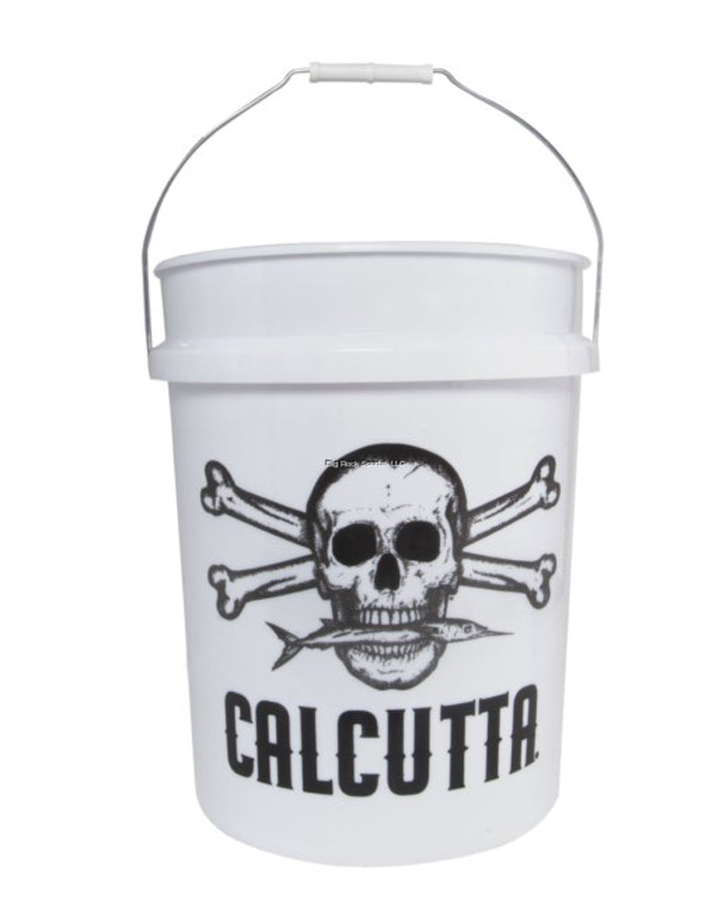 Calcutta 5 Gallon Bucket White W/Logo