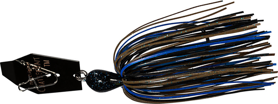 Z-Man Big Blade Chatterbait 1/2Oz Black/Blue Candy