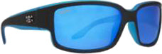 Calcutta Plrzd Blackjack Sunglass Black/Blue Mirror