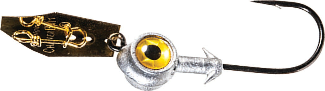 Z-Man Eye Strike Chatterbait 1/4Oz 4/0 2Pk Gold
