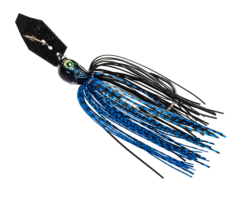 Z-Man Elite Chatterbait Ev 1/2Oz Black/Blue.