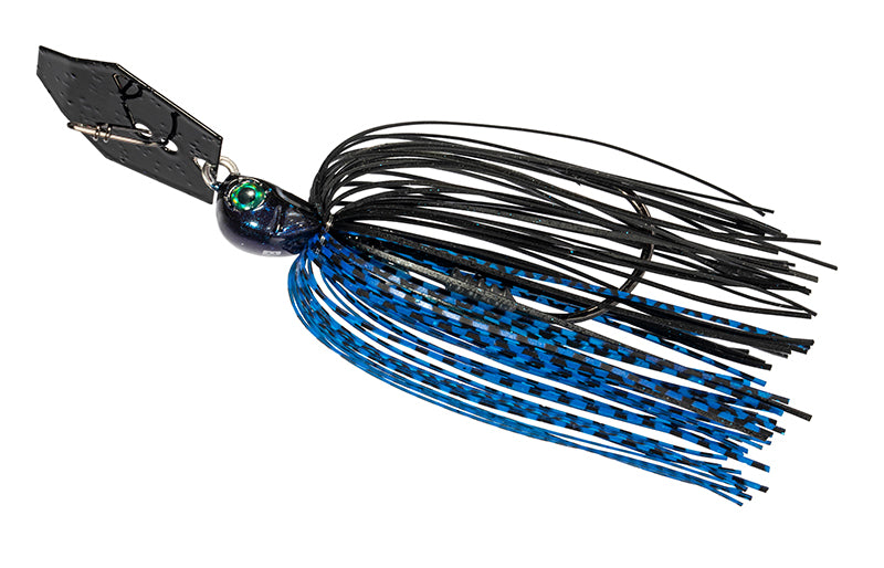 Z-Man Elite Chatterbait Ev 3/8Oz Black/Blue.