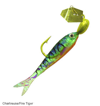 Z-Man Flashback Mini 1/8Oz Chartreuse/Firetig