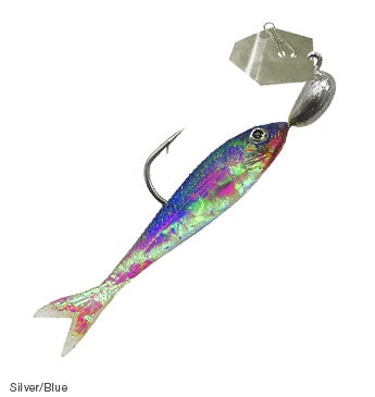 Chatterbait Flashback Minnow 1/8Oz Silver/Blue