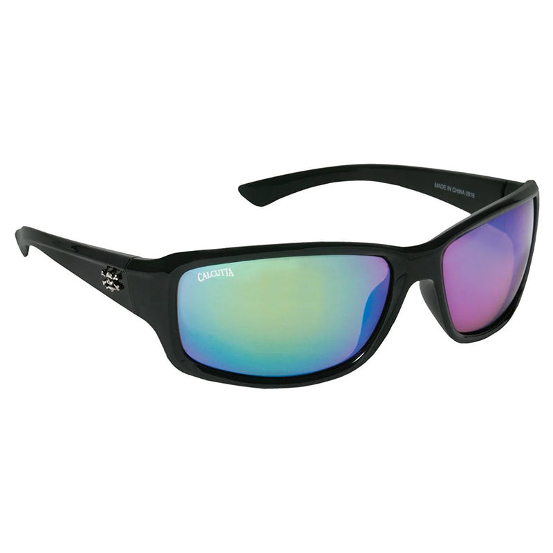 Calcutta Polorized Fundy Sunglass Black/Green Mirror