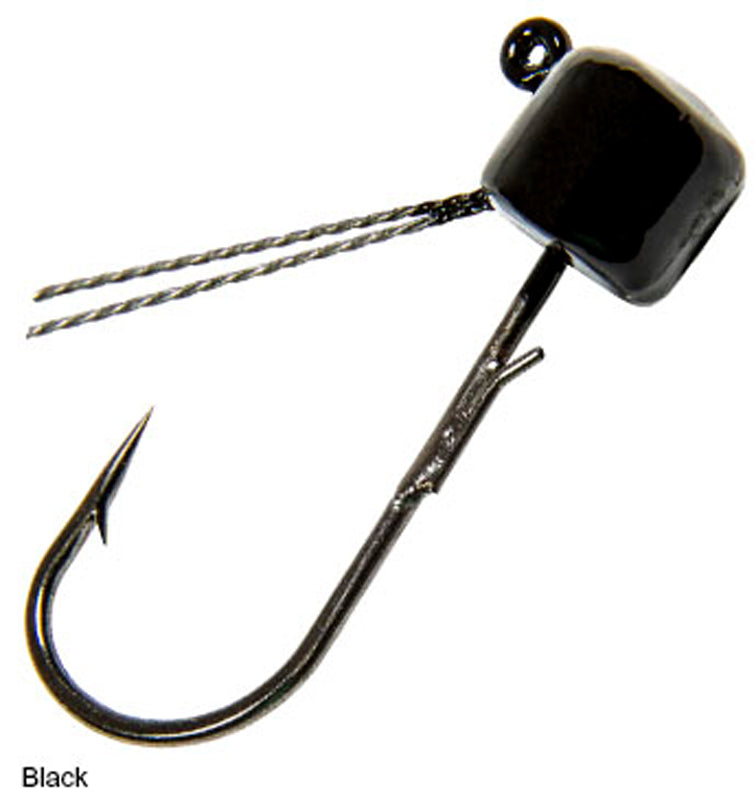 Z-Man Pro Shroomz Weedless Jig 1/5Oz 4Pk Black