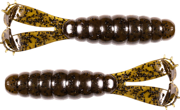 Z-Man Goat Twin Tail Grub 3.75In 4Pk Green Pumpkin