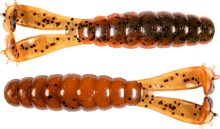 Z-Man Billy Goat Twin Tl Grub 4.25In 3Pk Grn Pump/Org