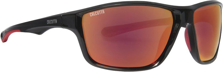 Calcutta Plrzd Inlet Sunglass Shiney Black/Orange Flm