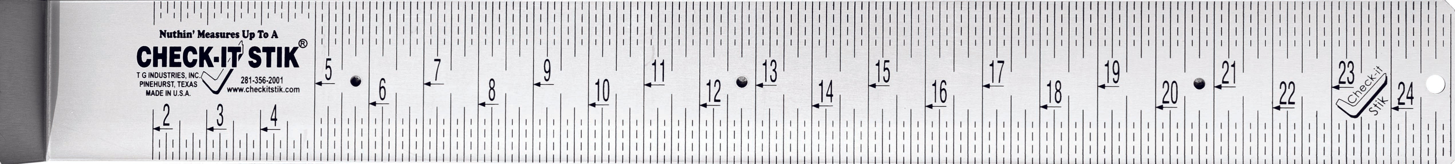 Check-It-Stick Slot Lake Stick 25In