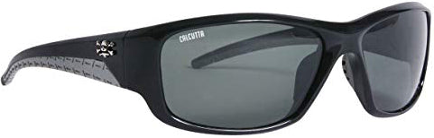 Calcutta Plrzd Jist Sunglass Shiney Black/Blue Mirror