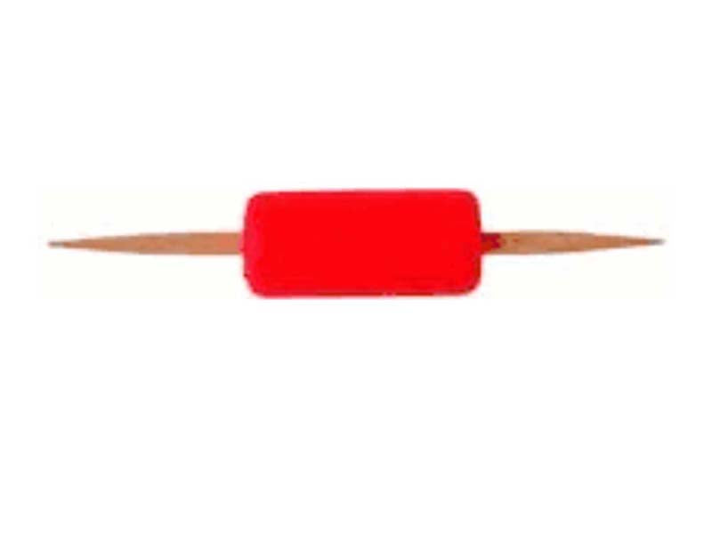 Comal Mini Toothpick Float .5In Red 5Pk 12Bg