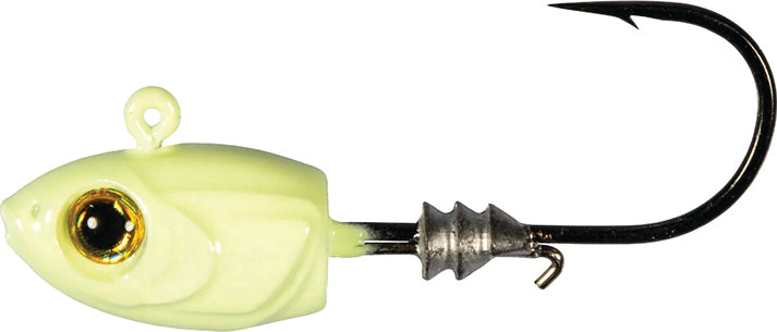 Z-Man Micro Shad Headz 3/16Oz 4Pk Glozw