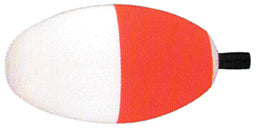 Comal Oval Foam Float W/Peg 2In Rw 100Bg