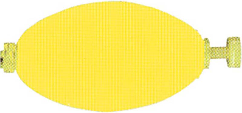 Comal Oval Snap Foam Float 2In Yellow 100Bg
