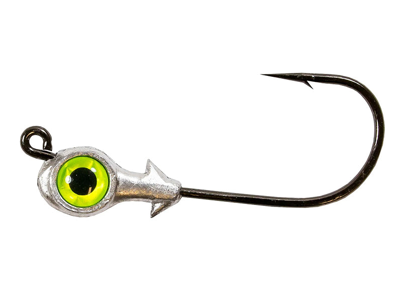 Z-Man Redfish Eye Jig Head 1/2Oz Chartreuse 3Pk