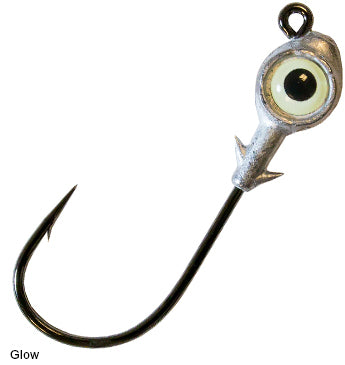 Z-Man Redfish Eye Jig Head 1/4Oz 3Pk Glow