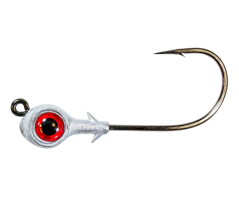 Z-Man Redfish Eye Jig Head 3/8Oz Red 3Pk