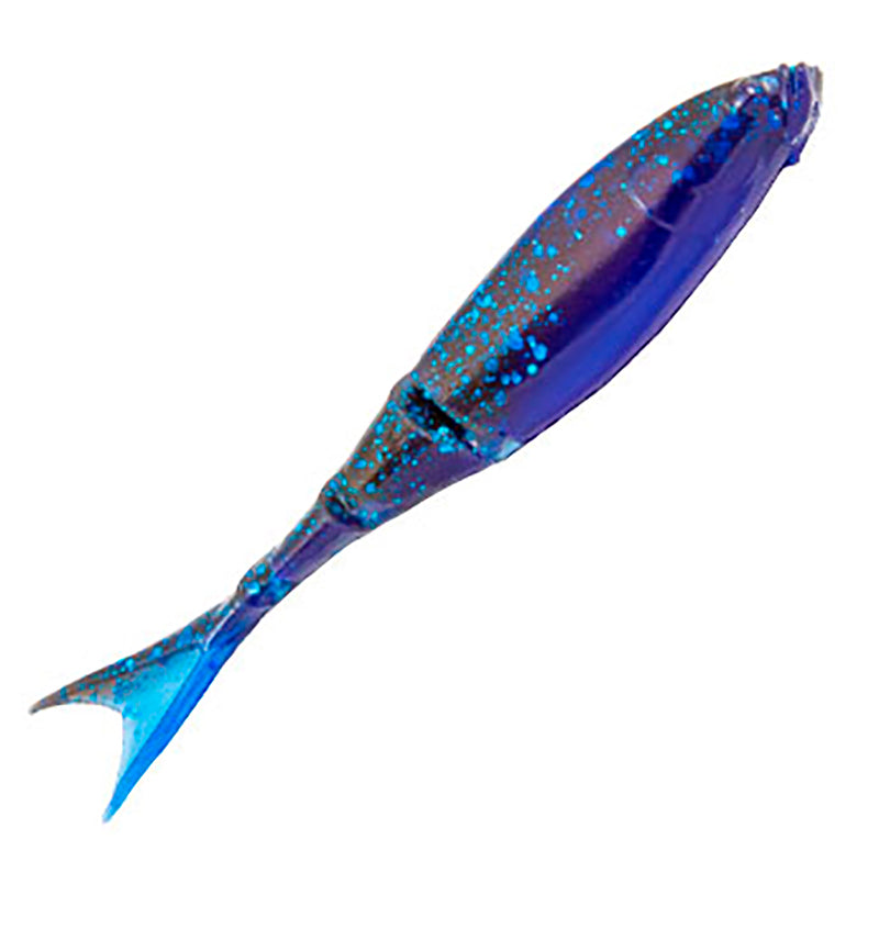 Z-Man Razor Shadz Swimbait 4.5In 4Pk Blk/Blue
