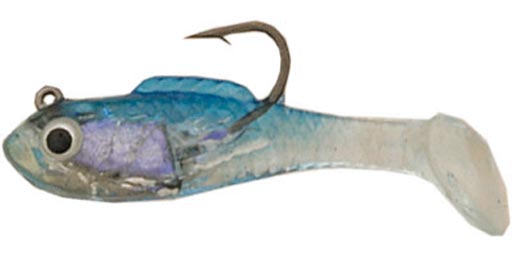 Creme Spoiler Shad 1.5In 3Pk Blue Back