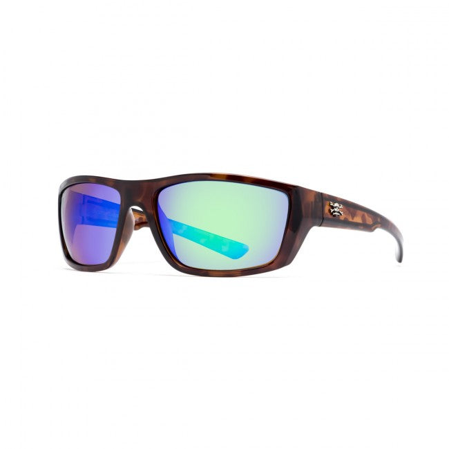 Calcutta Plrzd Shock Wve Sunglass Tortoise/Green Mirror