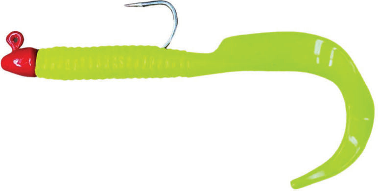 H & H Giant Curl Tail Jig 8In 1Oz Opaque