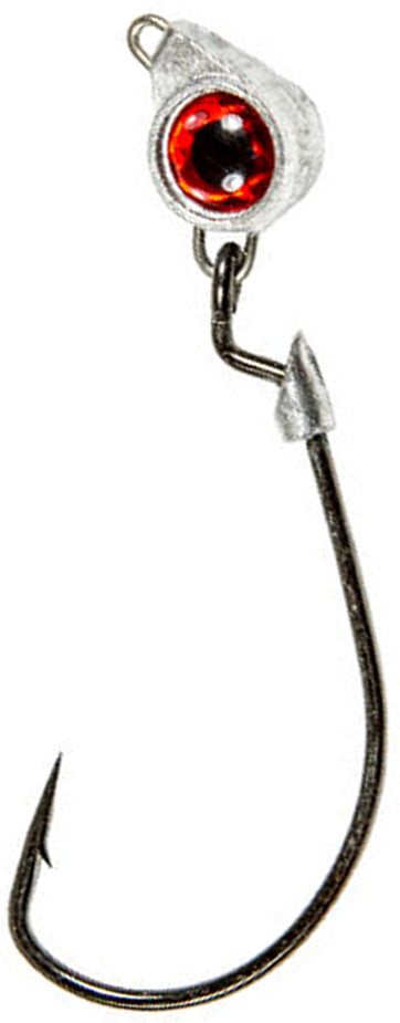 Z-Man Texas Eye Jig Head 1/8Oz 3Pk Red
