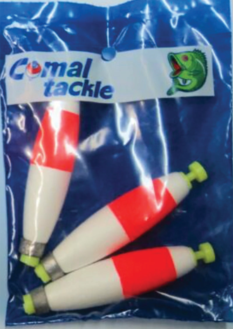 Comal Weightd Snap Cigar Float 2In Rw 3Pk 12Bg