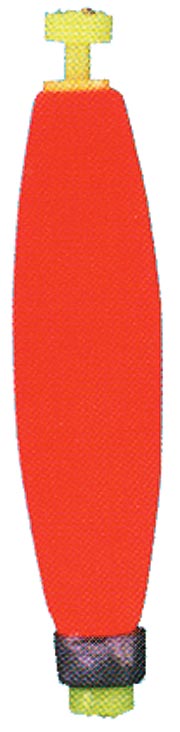 Comal Weightd Snap Cigar Float 2.5In Red 3Pk 12Bg