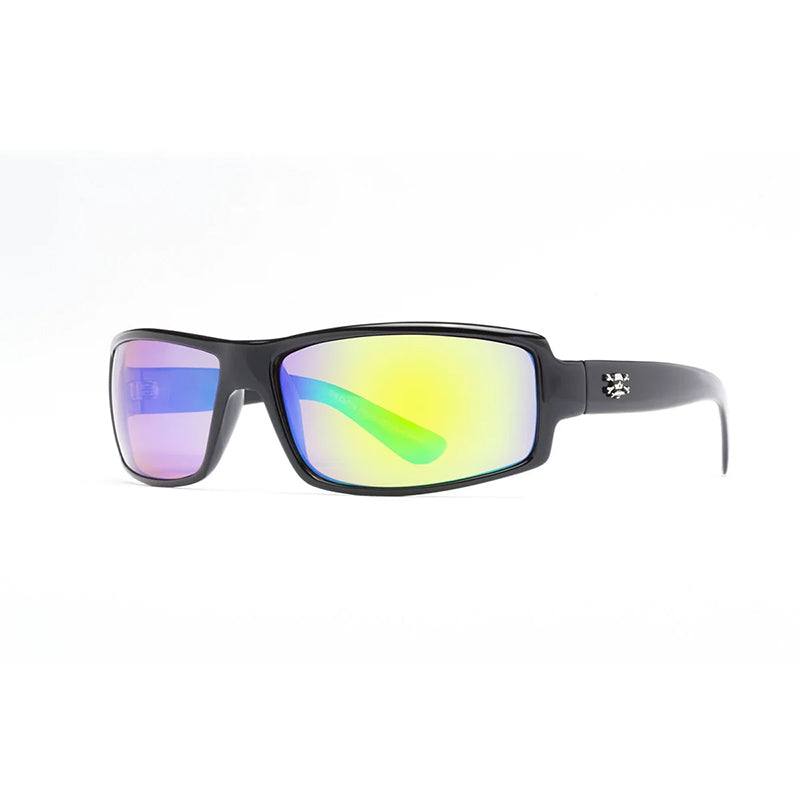 Calcutta Polorized Whitehaven Sun Shiny Black/Green Mirror
