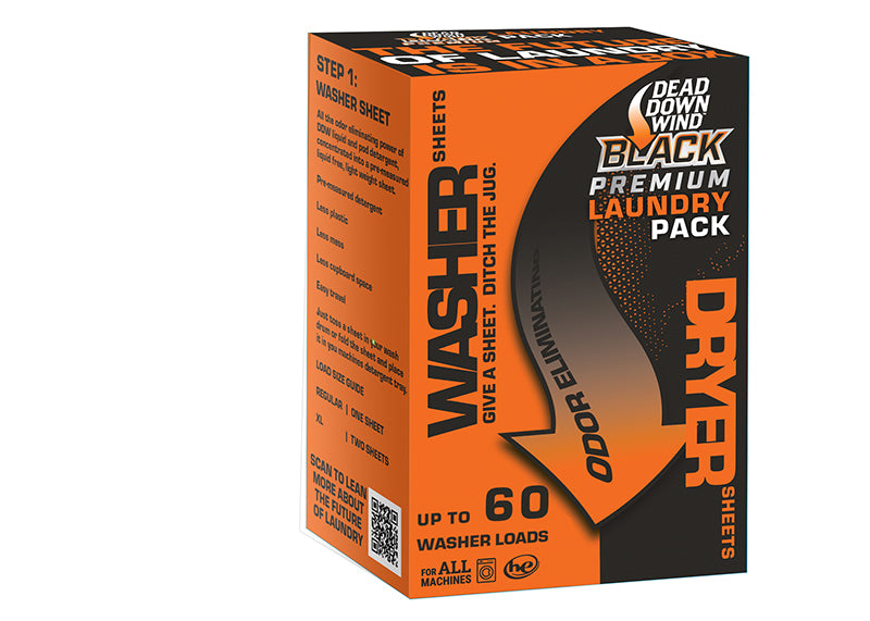 Dead Down Wind Black Laundry Combo 40 Loads Detergent/Dryer