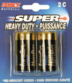Dorcy Mastercell Hd Batteries C-Cell 2Pk