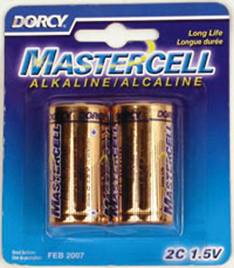 Dorcy Alkaline Batteries C-Cell 2Pk