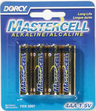 Dorcy Alkaline Batteries Aa 4Pk