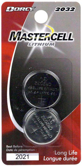 Dorcy Lithium Batteries 2032 2Pk