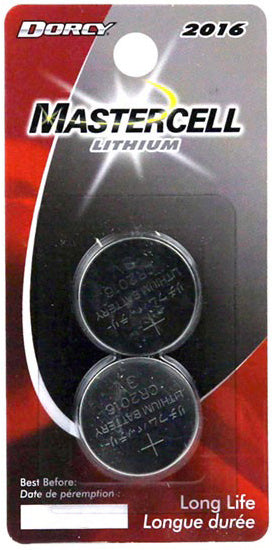 Dorcy Lithium Batteries 2016 2Pk