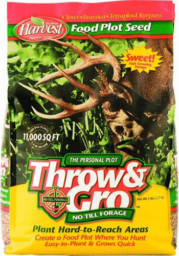 Evolved Habitats Throw/Grow Seed No-Till Forage 5Lb 3Cs