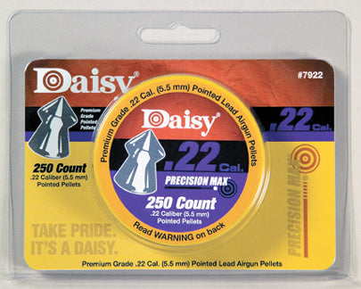 Daisy Max Speed Pellets 22Cal 250Bx 12Cs