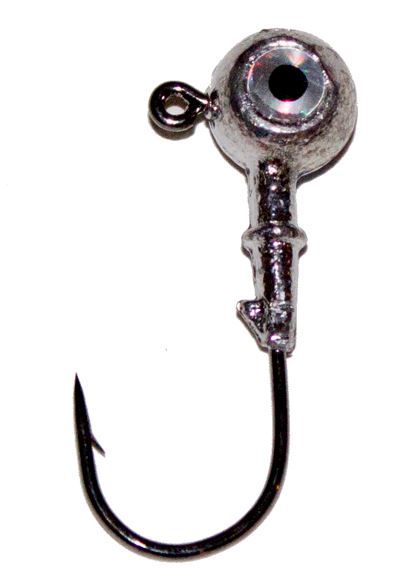 Matrix Goldeneye Bp Jighead Blk Plat 3/0 1/8Oz 50Pk