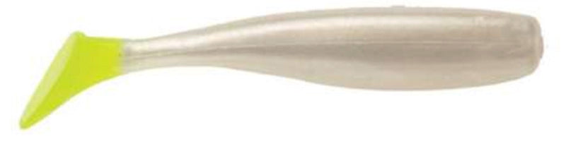 DOA Cal Shad Tail 3In 12Pk Pearl/Chart Tl