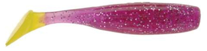 DOA Cal Shad Tail 3In 12Pk Purple/Chart