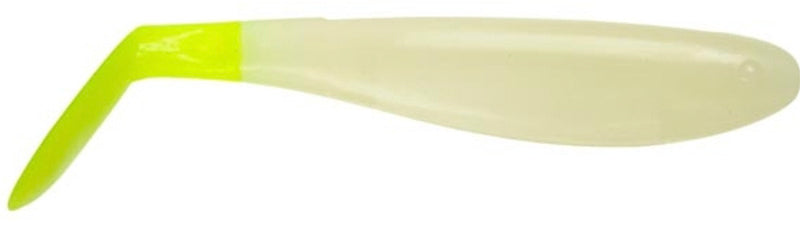 DOA Cal Shad Tail 3In 12Pk Glow/Chart Tail