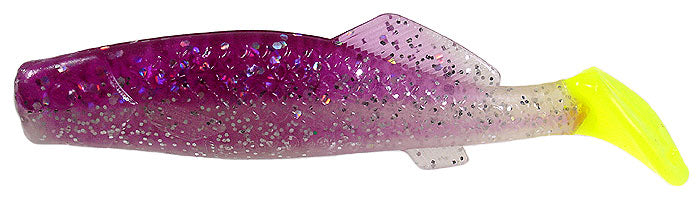 Deadly Dudley Baychovey Minnow 3In 8Pk Purple/Chart Tl