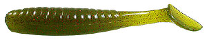 Deadly Dudley Terror Tail Minnow 3In 10Pk Avocado