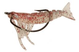 DOA Grass Shrimp Spare Parts 20Pk 2In Near Clear/Red