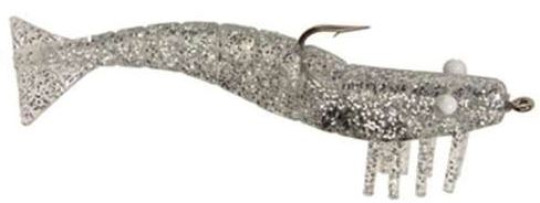 DOA Original Shrimp 3.5In 3Pk Clear/Silver
