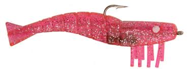 DOA Original Shrimp 3.5In 3Pk Pink/Silv Glt